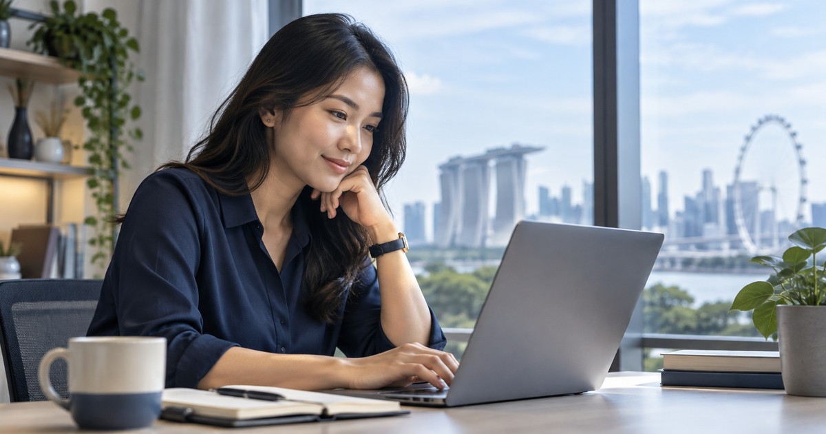 A job seeker writing a courteous application follow-up email.