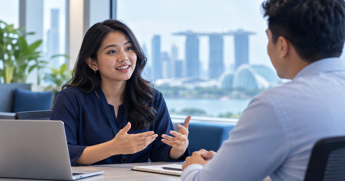 Customer service interview questions — illustrative workplace photograph