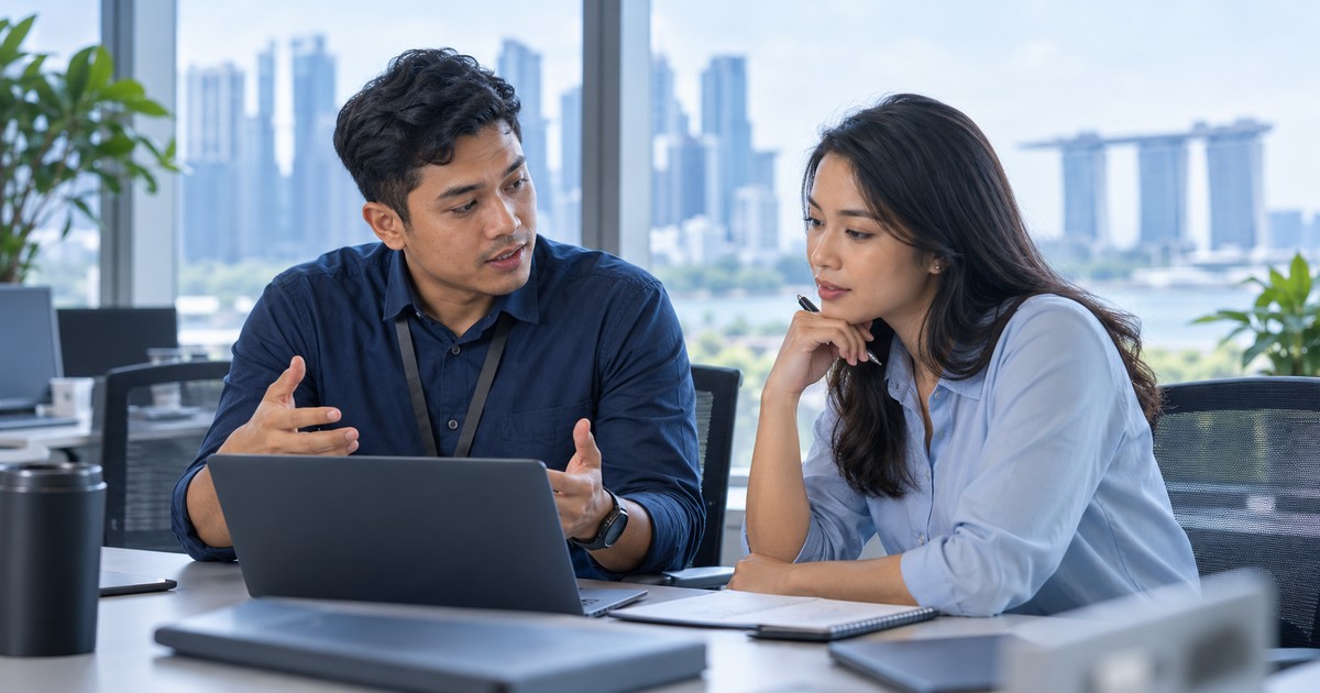 DevOps vs SRE — illustrative technology workplace photograph