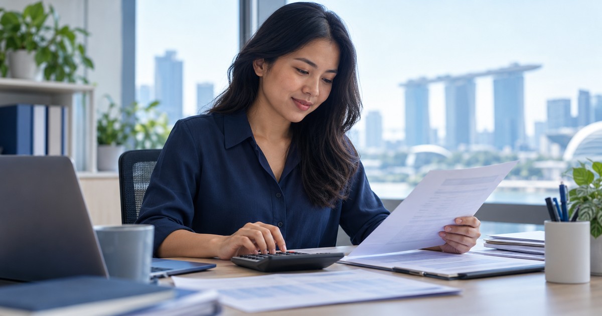 Itemised payslips in Singapore — illustrative workplace photograph