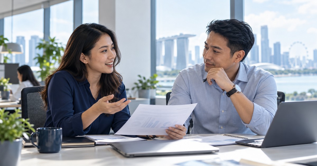 How to ask for a promotion — illustrative workplace photograph