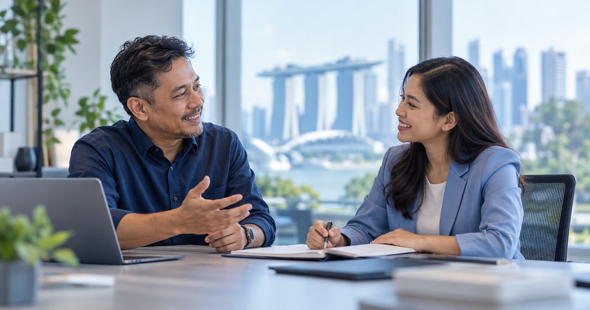 Singapore retirement age in 2026 — illustrative workplace photograph